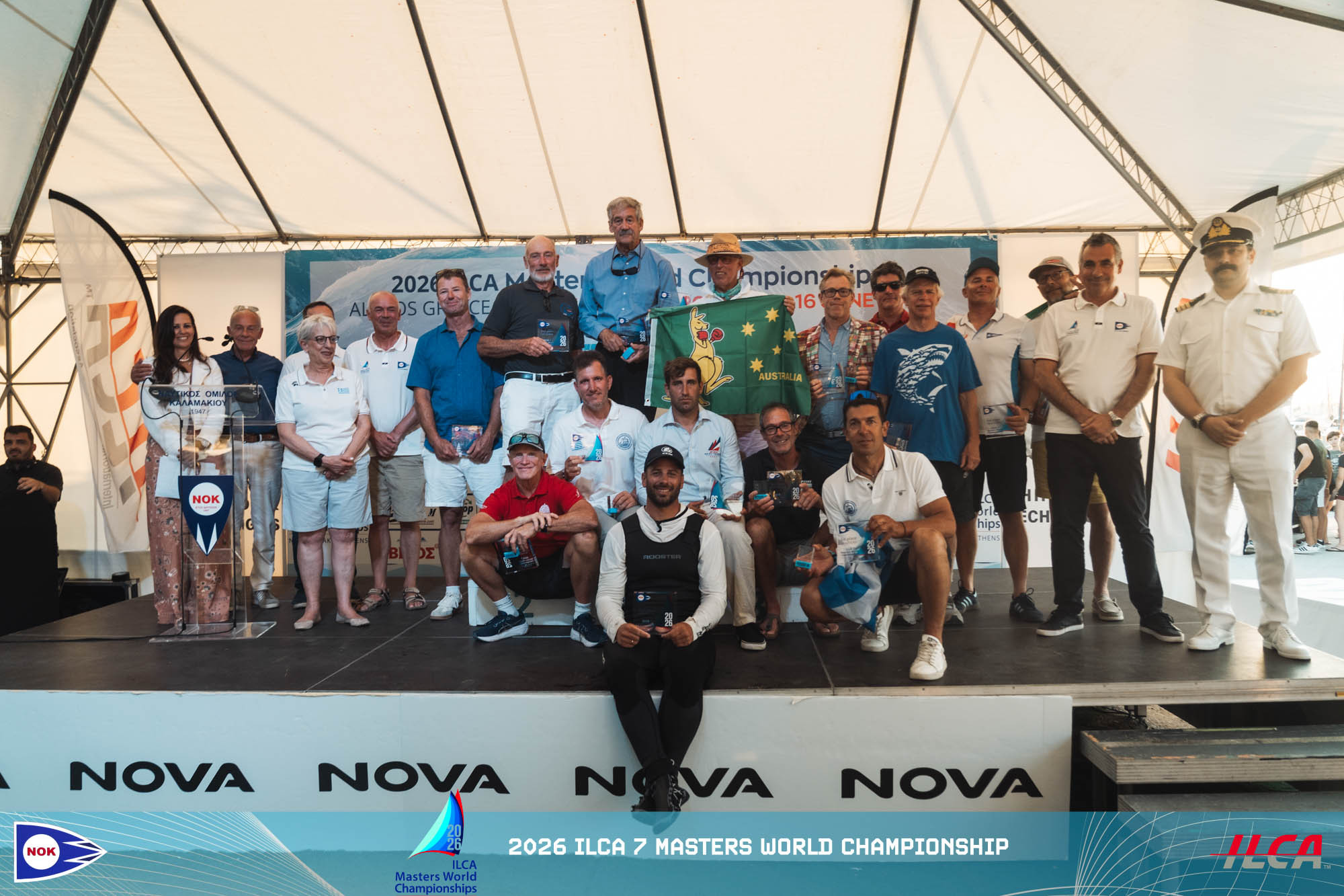 Two Gold and One Silver Medal for Greece at the ILCA 7 Masters World Championship