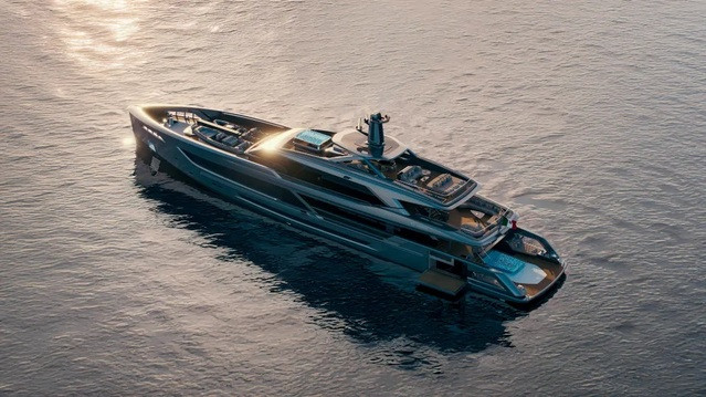 This New 170-Foot Superyacht Has Two Pools and a Split-Level Beach Club