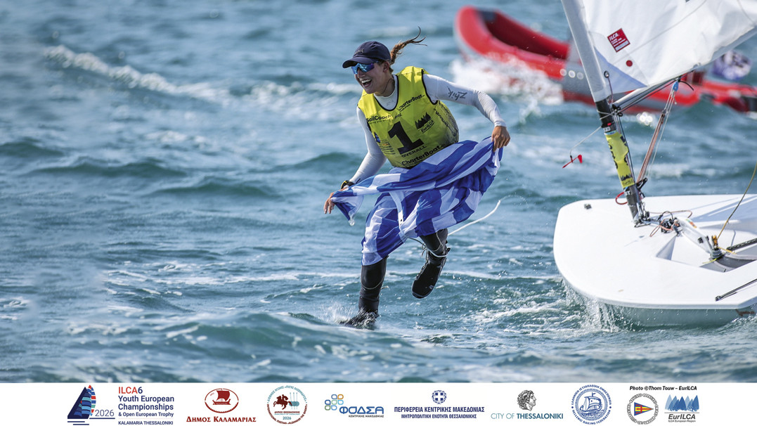 European Champion Ermioni Gkika of Kalamaki Sailing Club!