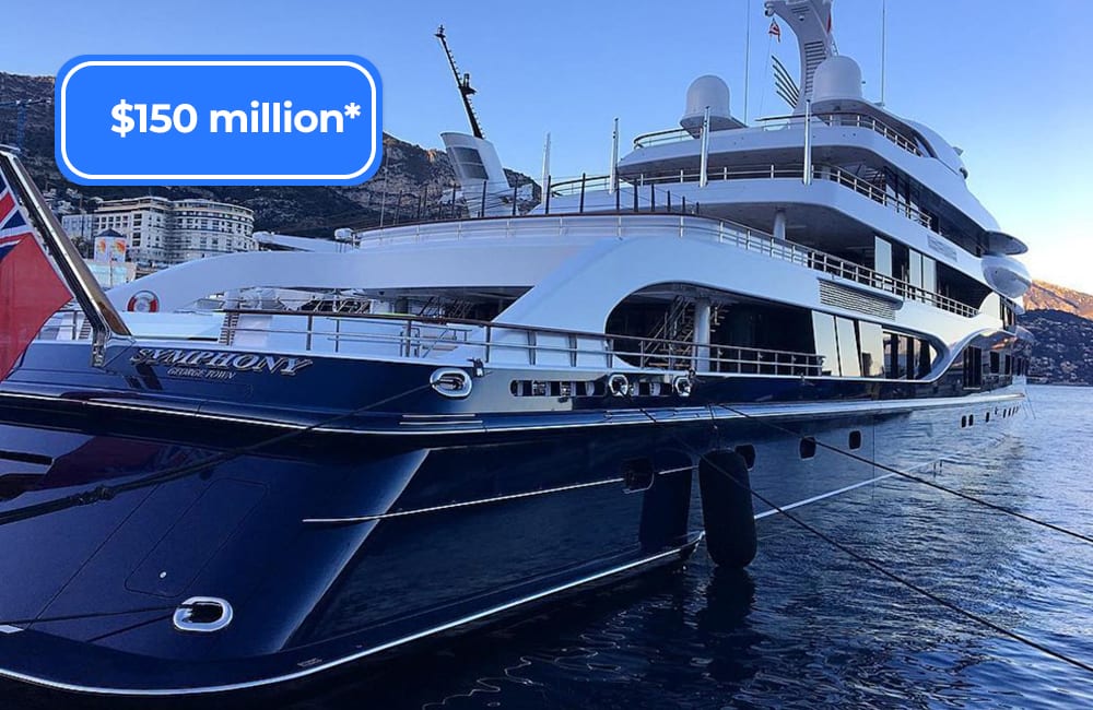 bernard arnault yacht price