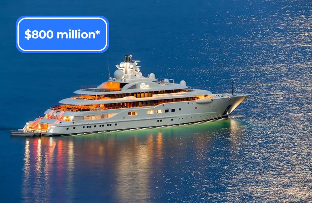 Inside Bernard Arnault's $150,000,000 Symphony Yacht 